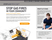 Tablet Screenshot of organizers.stopgasfires.org
